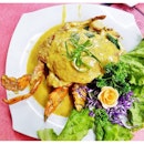 Salted Egg Crab With Egg Yolk Butter (SGD $4.80 / 100g) Fu Shan Seafood.
