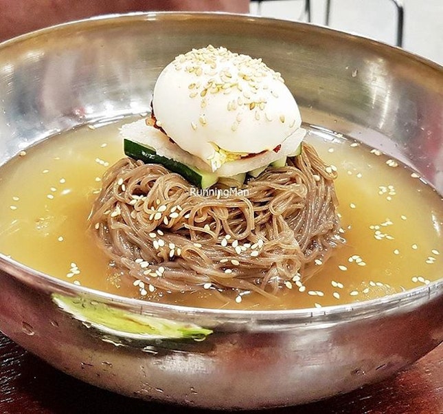 Naengmyeon / Cold Buckwheat Noodles (SGD $11.90) @ Yoogane [Invited tasting].