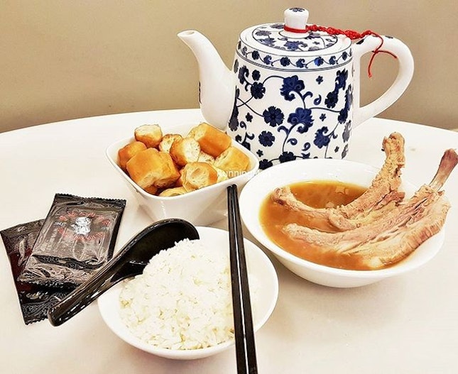 Bak Kut Teh - Premium Loin, Rice, You Tiao (SGD $15.30) @ Founder.