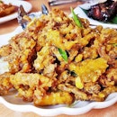 Milky Fried Abalone Mushrooms (SGD $12 / $18 / $24) @ Jin Hock Seafood Restaurant.