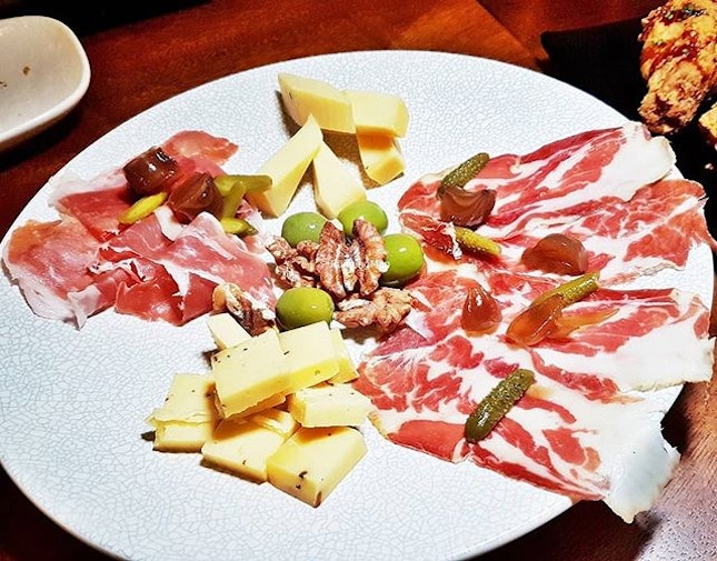 Charcuterie & Cheese Platter (SGD $48) @ Wine & Chef.