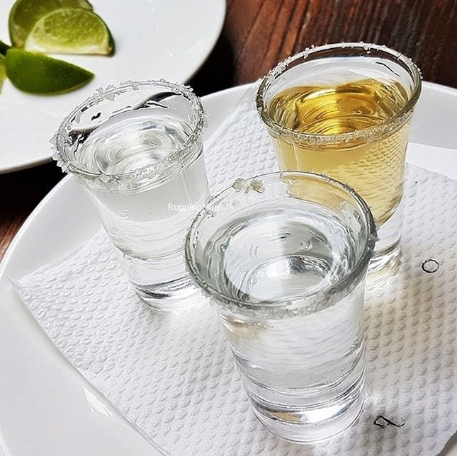 Tasting Flight Tequila & Mezcal (SGD $32) @ Lower East Side Taqueria.