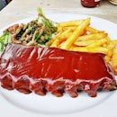 Barbecue Pork Ribs (SGD $19.90) @ Meats N Malts.