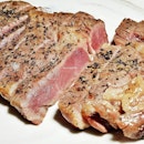 Beef Steak USDA Prime Ribeye Aged 45 Days (SGD $60.65) @ Cavemen Restaurant & Bar.