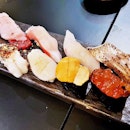 Nigiri Sushi Moriawase (SGD $78 for 8 pieces) @ Torio Japanese Restaurant.