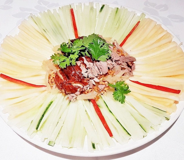 Fujian Duck Salad (SGD $20) @ Beng Thin Hoon Kee.