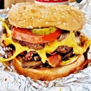 Burger (SGD $15) @ Five Guys.