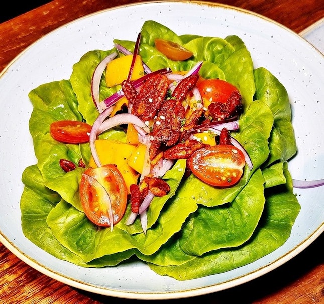 Butter Lettuce & Grilled Mango Salad (SGD $18) @ Yardbird Southern Table & Bar.