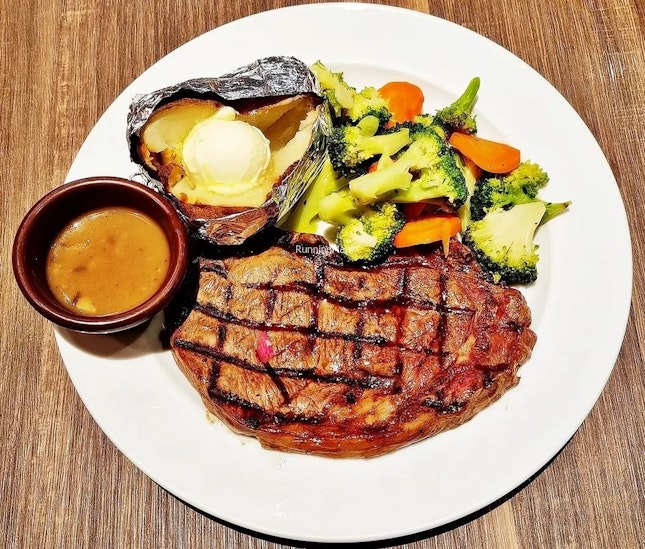 Beef Steak (SGD $18.90) @ Astons Specialities.