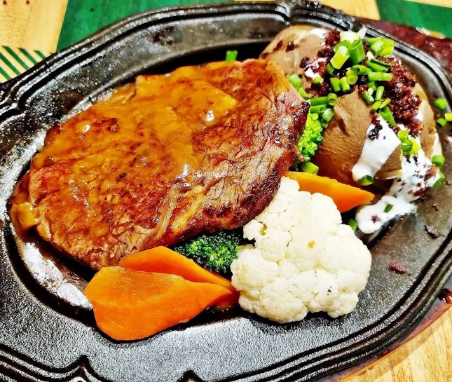 Beef Steak (SGD $14 / $25) @ Jack's Place.