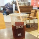 This morning, Chubby Botak Koala engine is powered by Iced Americano from @mccafesg while waiting for @littledevil_98 .