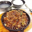 Hotplate Beef in Special Sauce with Rice from the Taiwanese food stall.  The portion of meat is really generous.