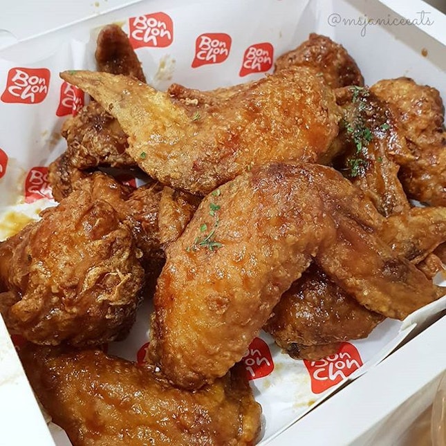 💚 [GRAB FOOD] Bonchon ~ Wings (Bonchon Original Recipe) Medium (12 Pieces) Soy Garlic Sauce (S$18.08) 💚

One of my resolutions for 2019 is to eat more Korean Fried Chicken Wings.