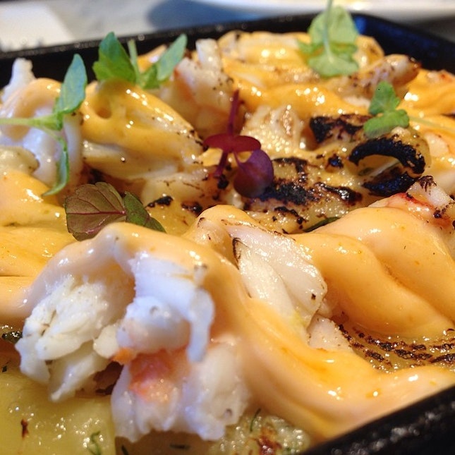 Crab macaroni bake #food  #restaurant  #singapore