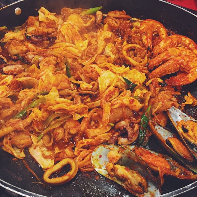 Chicken and Seafood Galbi
