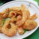 Salted Duck Egg Yolk Shrimp, 黄金虾🍤