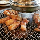 Our official Korean meal...Black Pork #burpple #jeju #porklover #ilovejeju #hungry #longflight