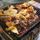 Japanese Charcoal BBQ Meat Buffet.