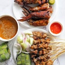 Satay and Chicken Wing