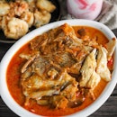 Traditional Fish Head Curry in Claypot