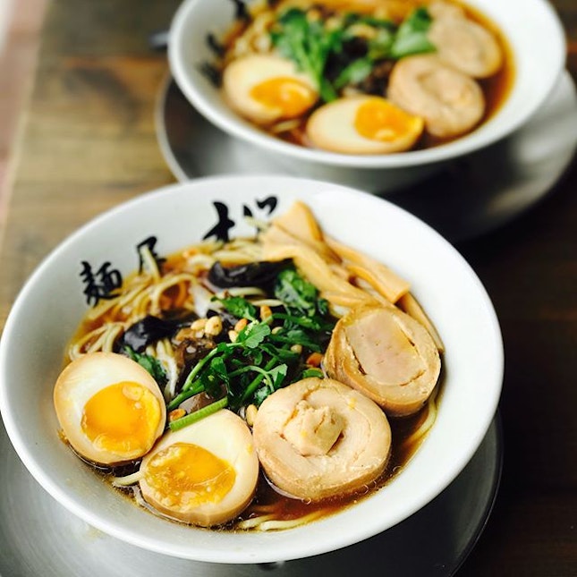 Limited edition - Foie gras ramen [$22.90++] Forgo the Pork belly Charsu in your ramen, how about some foie gras for a change?