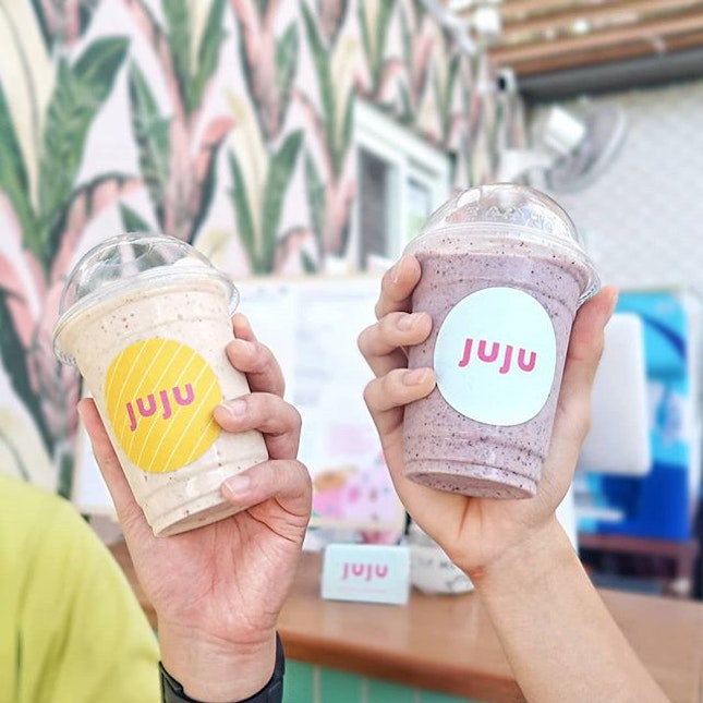 These smoothies from Juju are so good!!