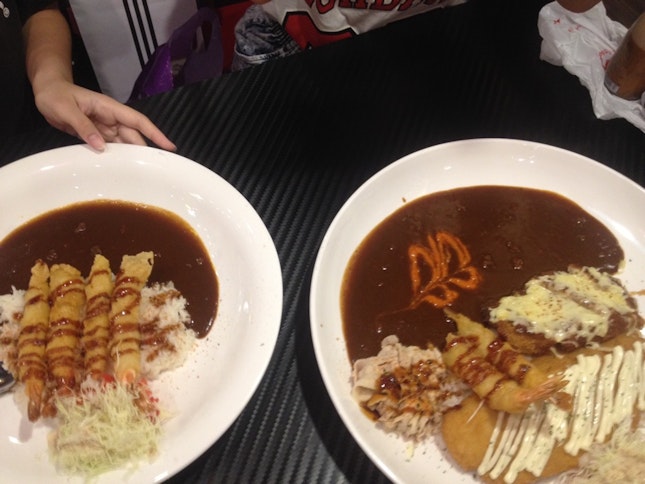 Combo Curry $25 on the right