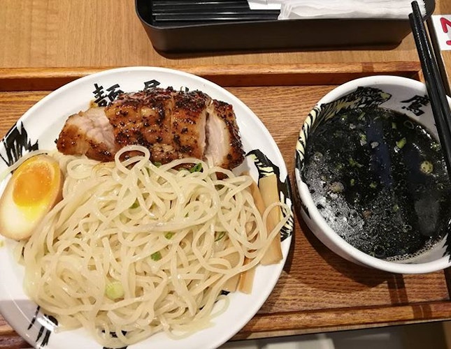 First time to have tsukemen with meat.
