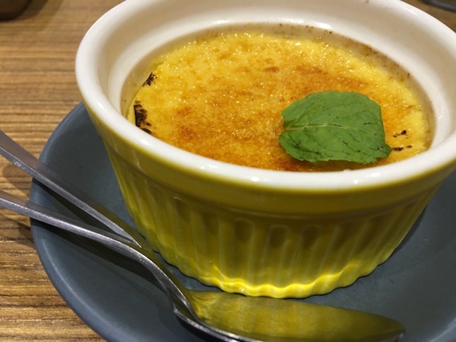 Thumbs Up For Chempedak Creme Brulee