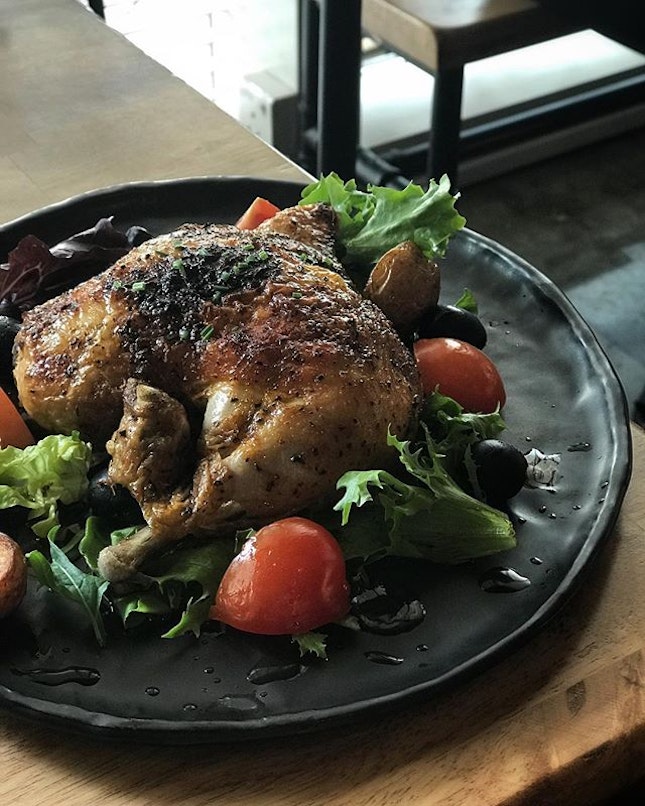 Oven Roasted Chicken [$15].