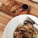 Aglio Olio and The Usual Wings