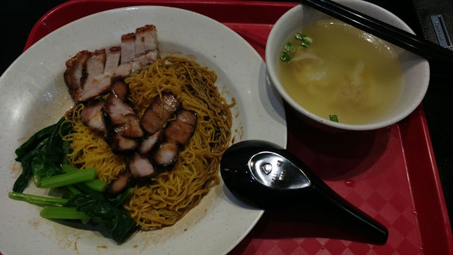Roasted Pork & Char Siew Noodles [$4.80]