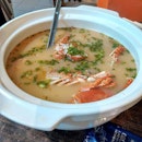Highly Recommend this huge pot of awesomeness- Lobster porridge.