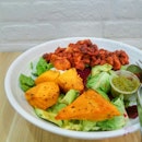 Salad lunch at Green Croft.