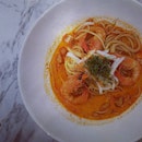 an interesting twist to the usual laksa.