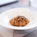 Cold angel hair pasta with summer truffles [inclusive in 3 course lunch at $39+]