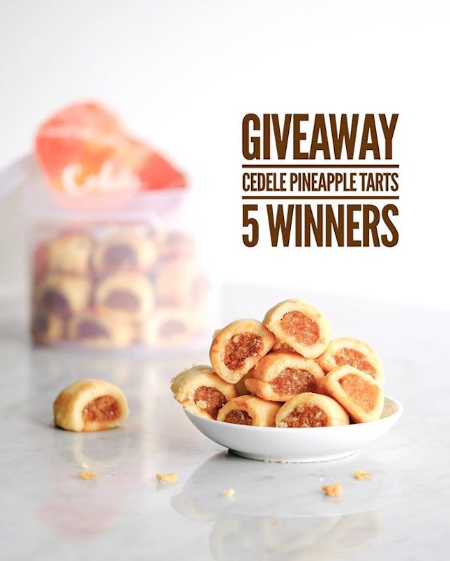 [GIVEAWAY] A Tub of Pineapple Tarts (worth $22.80) each to 5 lucky winners.