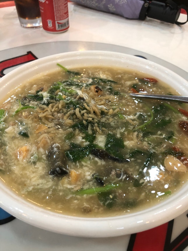Meh Baby Spinach Soup @ $12++