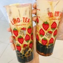 from now till 15 feb you get to enjoy 1-1 Da Hong Pao milk tea- Oolong milk tea with brown sugar pearl ($3.9 M, $4.9 L) from Liho.