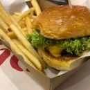 B Burger With Fries ($9.90)