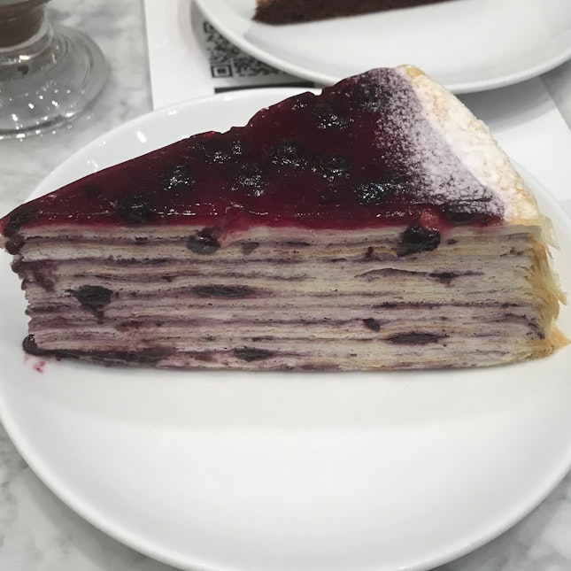 Blueberry Cheese Crepe ($11)