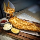Signature Fish and Truffle Chips SGD 18.50++.