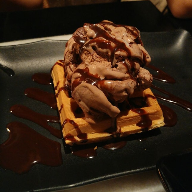 waffle icecream!