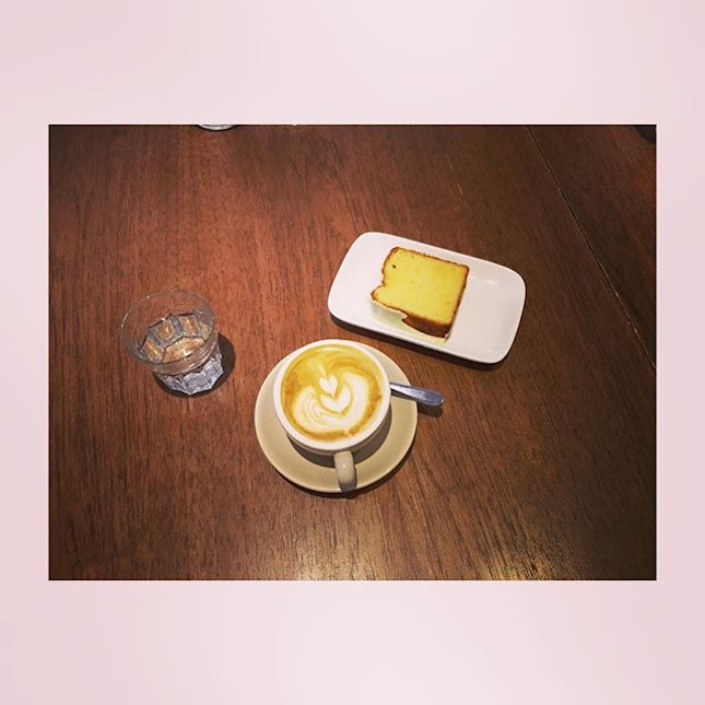 Caffein fix ✅ #coffee #lemoncake #burpple #hea #thekitchentable #petalingjaya