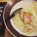With a very affordable price of $7.80, MIZ jap restaurant serves up a simple pork ramen with bean curd skin wrapped sushi as a side.