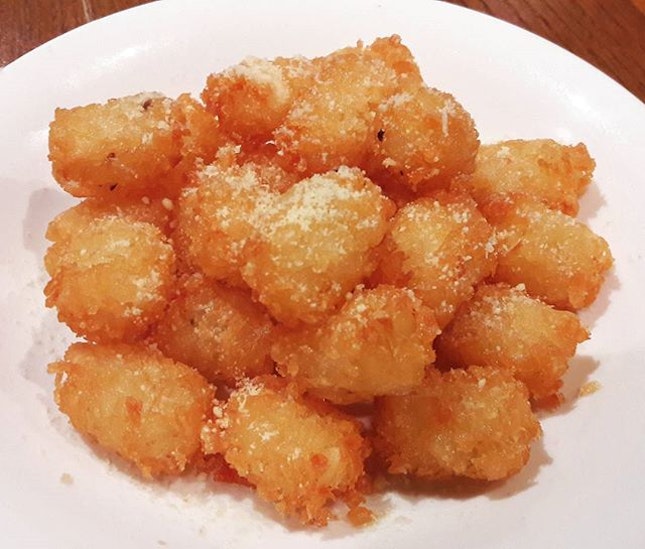 Most innocent looking truffle tater tots ever!