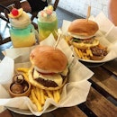 Wagyu burger and very nice sunny side otah burger with rainbow lemonade and snowy paddle pop #cafesg #cafehoppingsg #cafefood #foodporn #foodhunter #instafood #cafe #foodlover #foodpic #hungry #food #sgfoodiary #foodie #burpple #tinlicious #foodpandasg #foodgasm #cafekakisg #cafebunnysg #sgcafefood #sgmakandiary #foodhunter #wagyu #foodhunt #foodporn #foodgasm #foodstagram #food-pics #foodphotography #burger #sunnyside #egg #otah #burpple