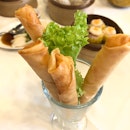 Deep Fried ‘Chopstick’ Prawn Spring Rolls