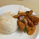 Mongolian Pork Rib Rice