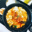 Yndlingsmiddagen min, Kimchi Soup Set 👌🏼 #food #foodporn #yummyinmytummy #burpple #singapore #foodcourt #korean